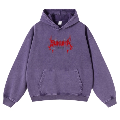 Jujutsu Kaisen Sukuna | Casual Washed Hoodie 2511022453