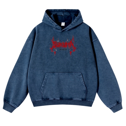 Jujutsu Kaisen Sukuna | Casual Washed Hoodie 2511022453