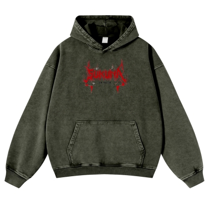 Jujutsu Kaisen Sukuna | Casual Washed Hoodie 2511022453