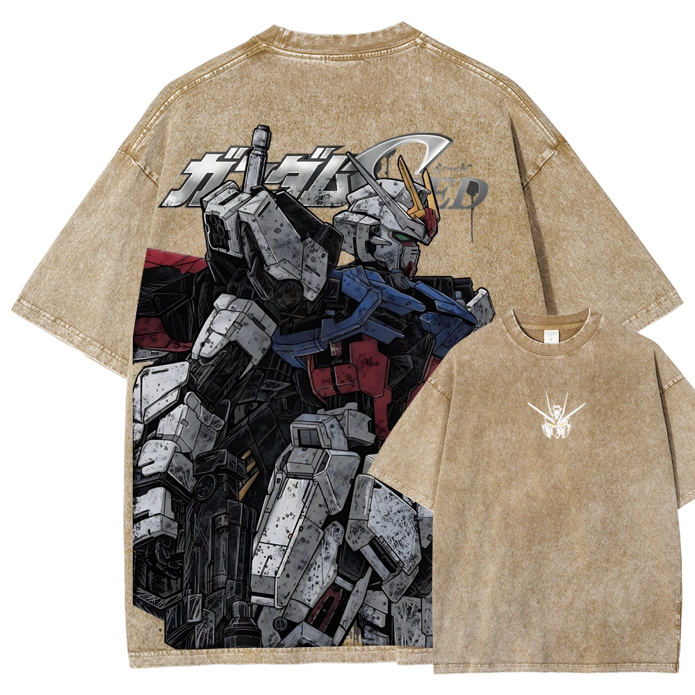 Gundam | Unisex Fit Washed T-Shirt 2511028609