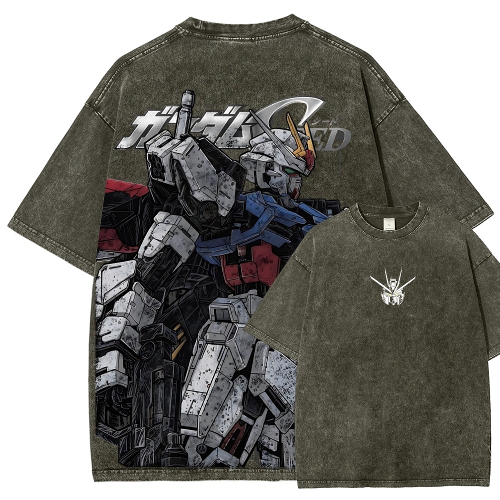 Gundam | Unisex Fit Washed T-Shirt 2511028609