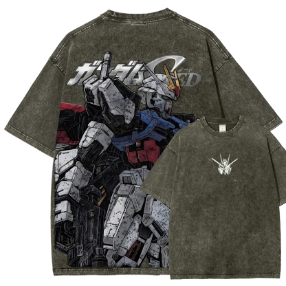 Gundam | Unisex Fit Washed T-Shirt 2511028609