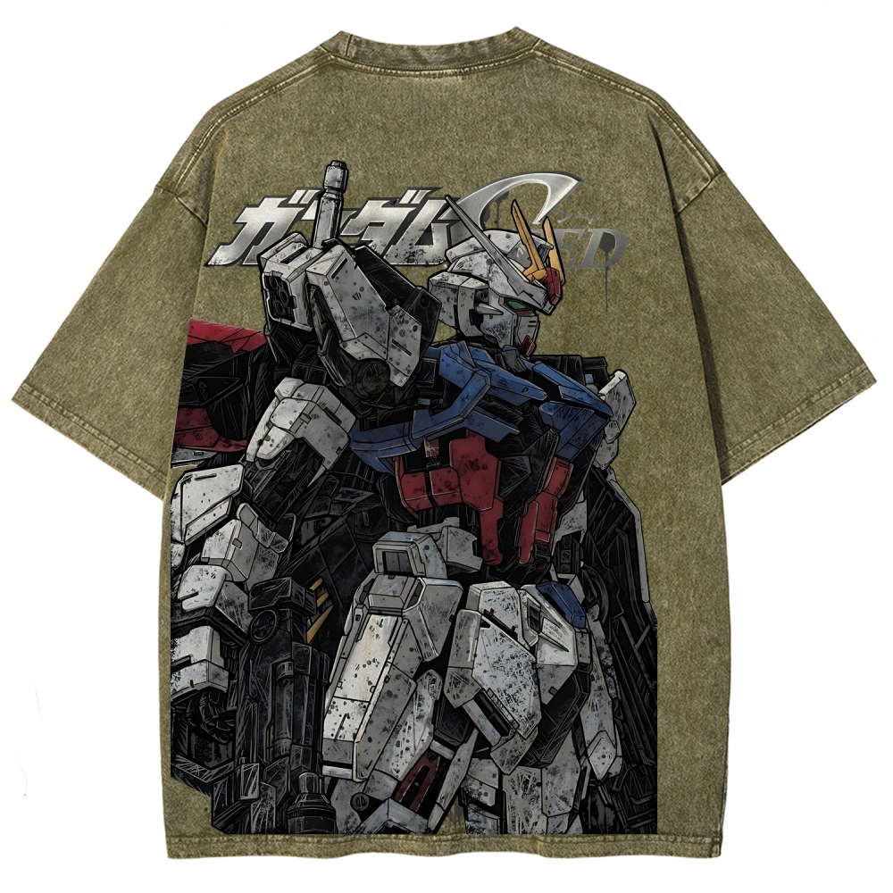 Gundam | Unisex Fit Washed T-Shirt 2511028609