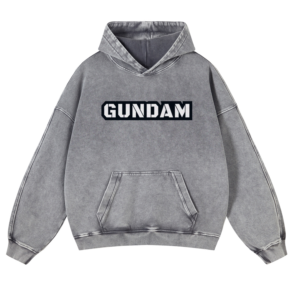 Gundam | Casual Washed Hoodie 2511028639