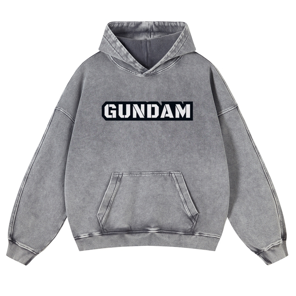 Gundam | Casual Washed Hoodie 2511028639