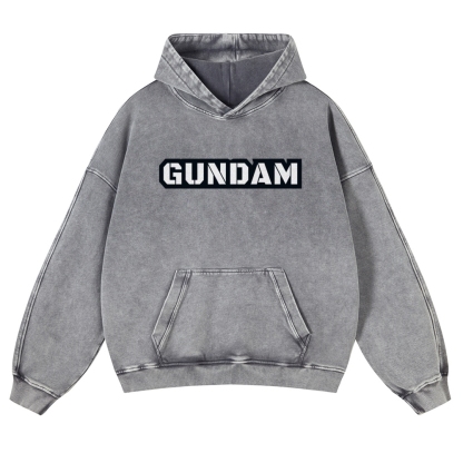 Gundam | Casual Washed Hoodie 2511028639