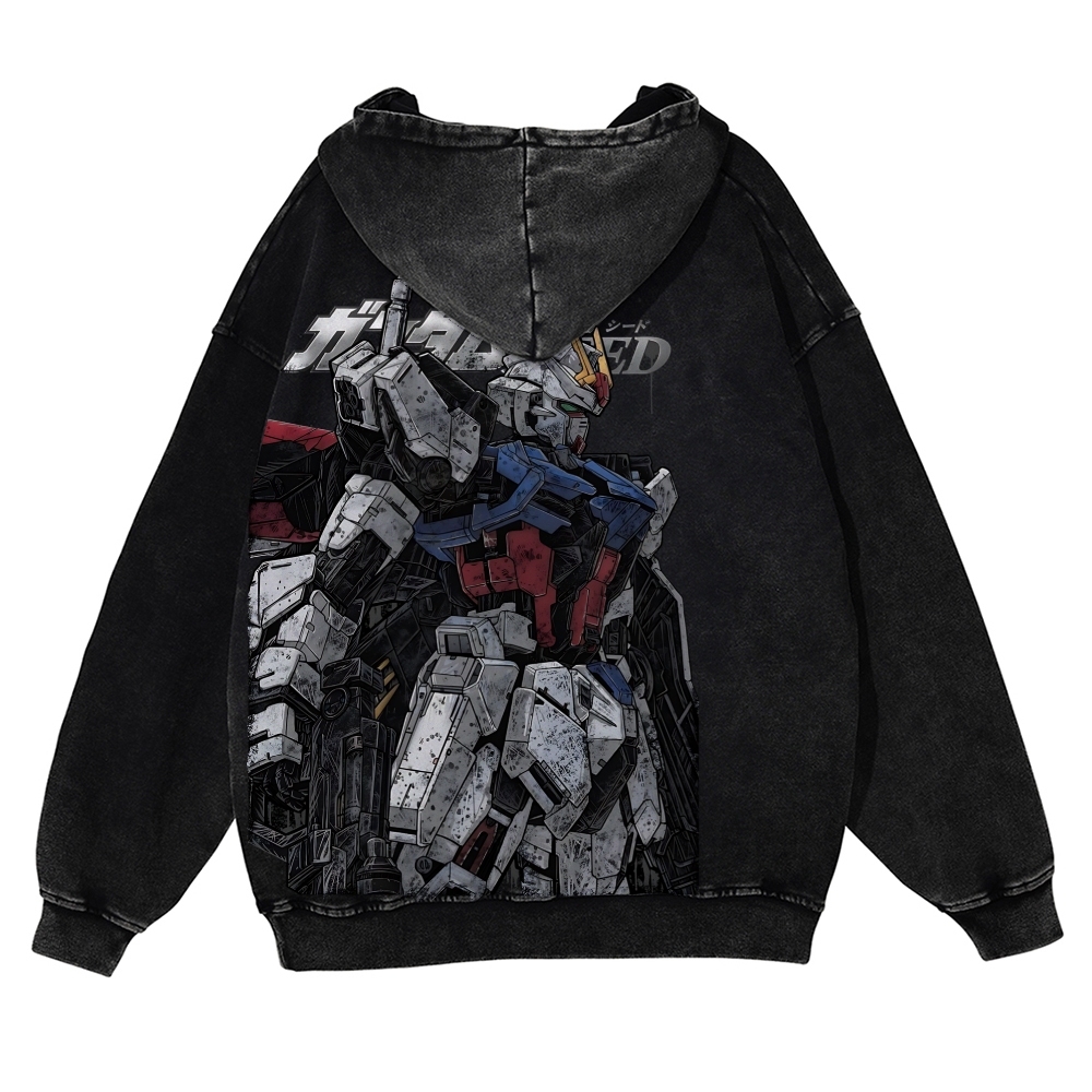 Gundam | Casual Washed Hoodie 2511028639