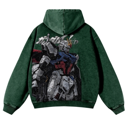 Gundam | Casual Washed Hoodie 2511028639