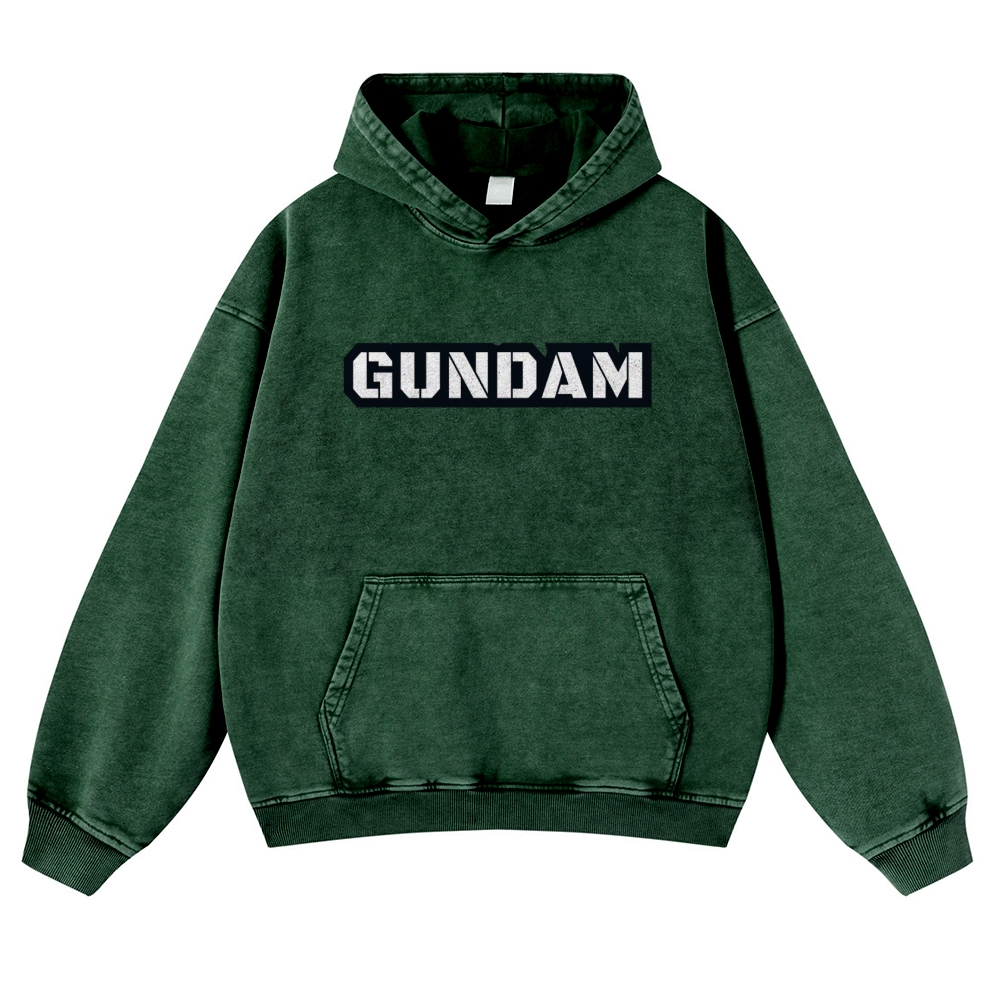Gundam | Casual Washed Hoodie 2511028639