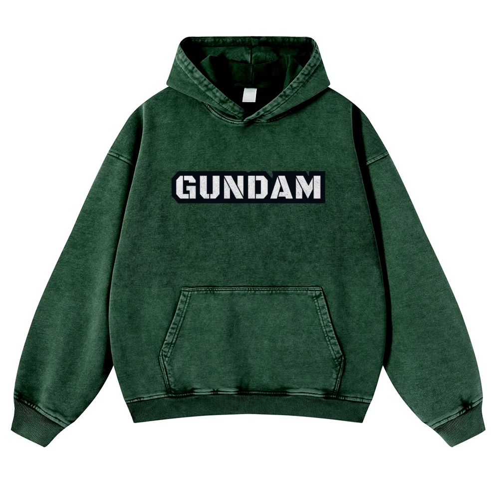 Gundam | Casual Washed Hoodie 2511028639