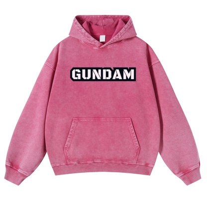 Gundam | Casual Washed Hoodie 2511028639
