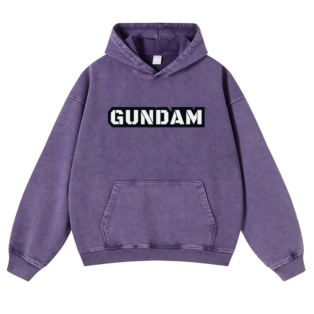 Gundam | Casual Washed Hoodie 2511028639