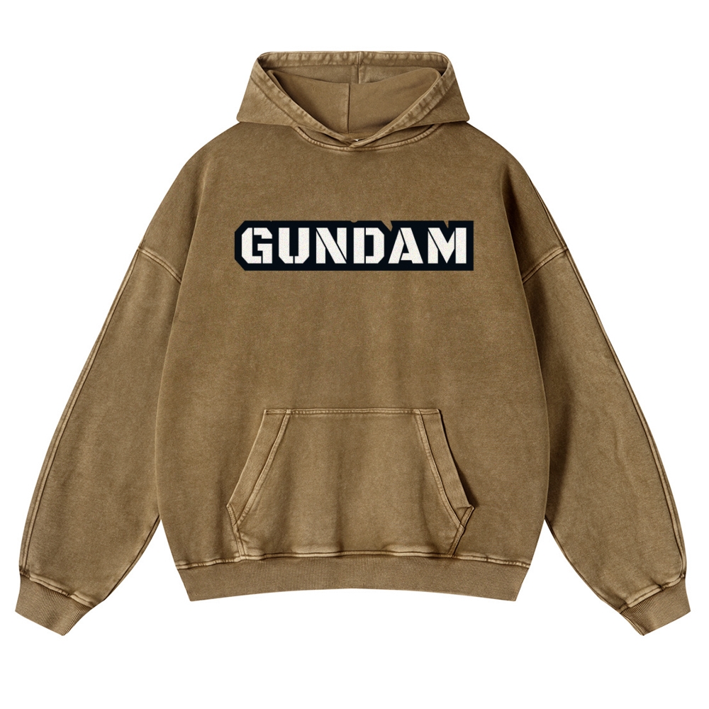 Gundam | Casual Washed Hoodie 2511028639