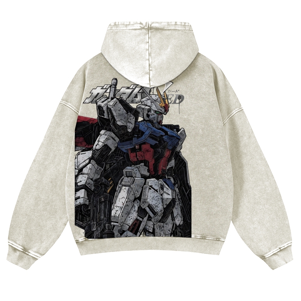 Gundam | Casual Washed Hoodie 2511028639