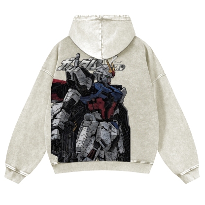 Gundam | Casual Washed Hoodie 2511028639