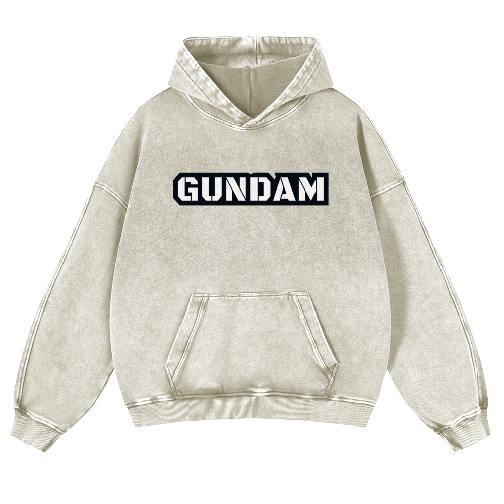 Gundam | Casual Washed Hoodie 2511028639