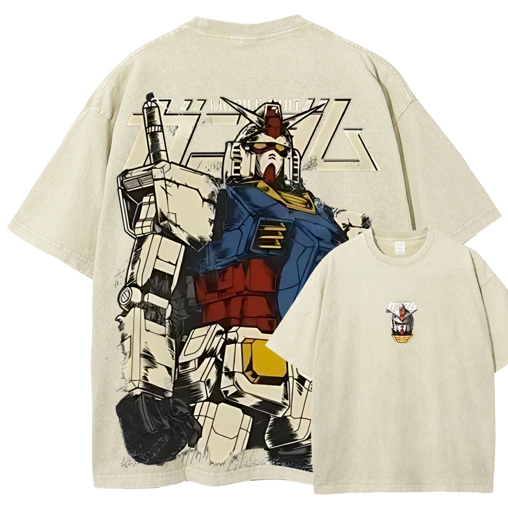 RX-78-2 Gundam | Unisex Fit Washed T-Shirt 2512000809