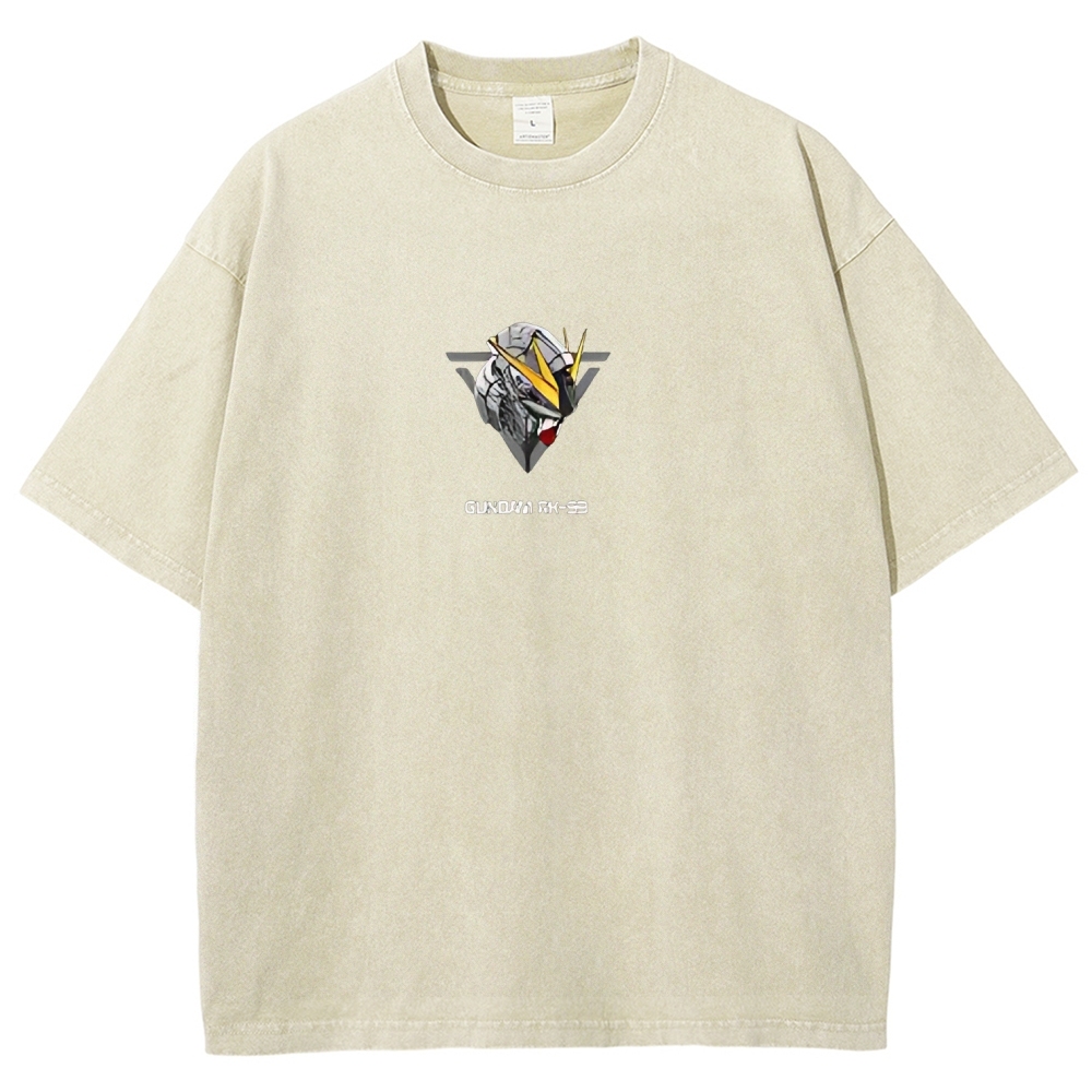 RX-93 V1 - Gundam | Unisex Fit Washed T-Shirt 2512000819