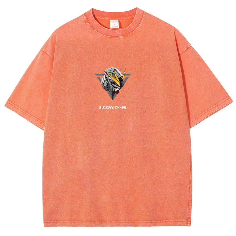 RX-93 V1 - Gundam | Unisex Fit Washed T-Shirt 2512000819