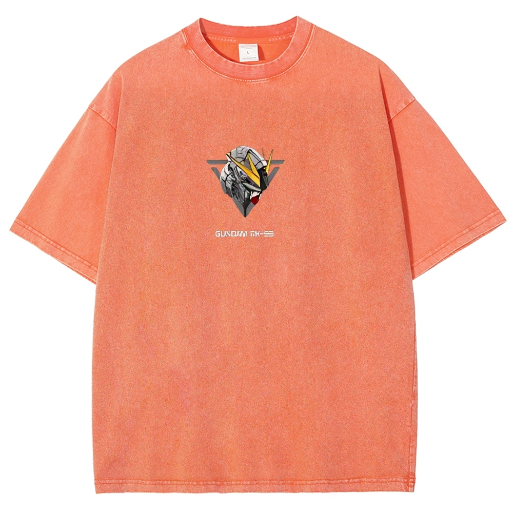 RX-93 V1 - Gundam | Unisex Fit Washed T-Shirt 2512000819