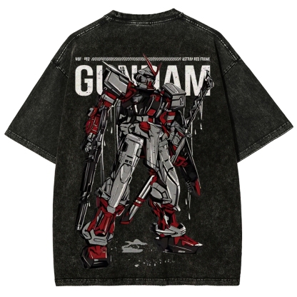 Gundam Astray Red Frame | Unisex Fit Washed T-Shirt 2512000824
