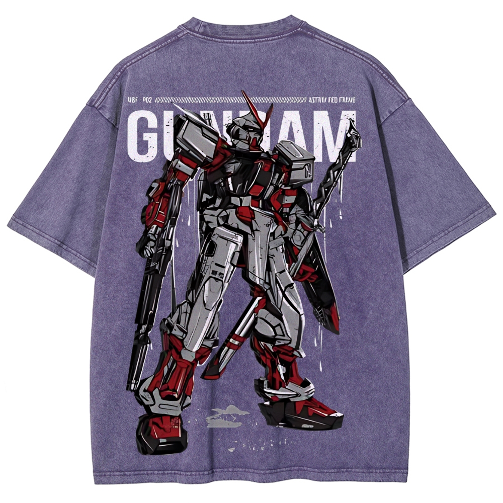 Gundam Astray Red Frame | Unisex Fit Washed T-Shirt 2512000824