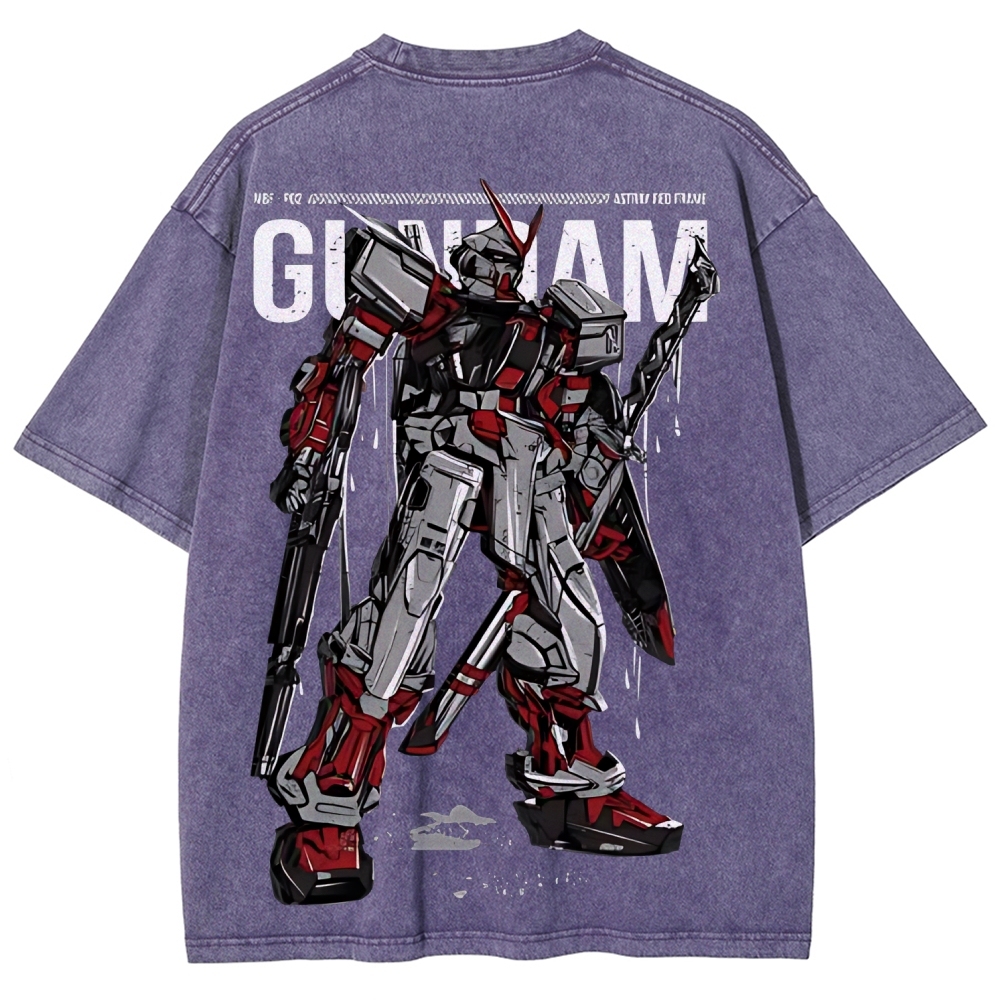 Gundam Astray Red Frame | Unisex Fit Washed T-Shirt 2512000824