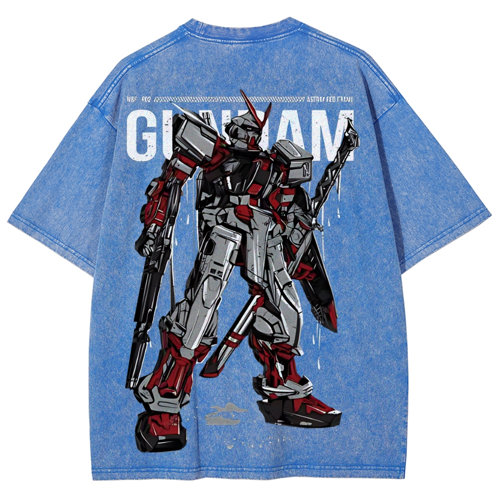 Gundam Astray Red Frame | Unisex Fit Washed T-Shirt 2512000824
