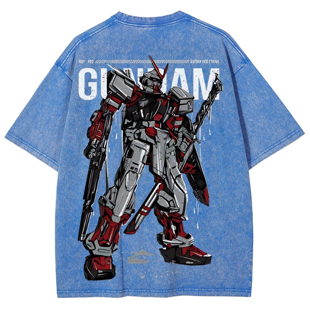 Gundam Astray Red Frame | Unisex Fit Washed T-Shirt 2512000824