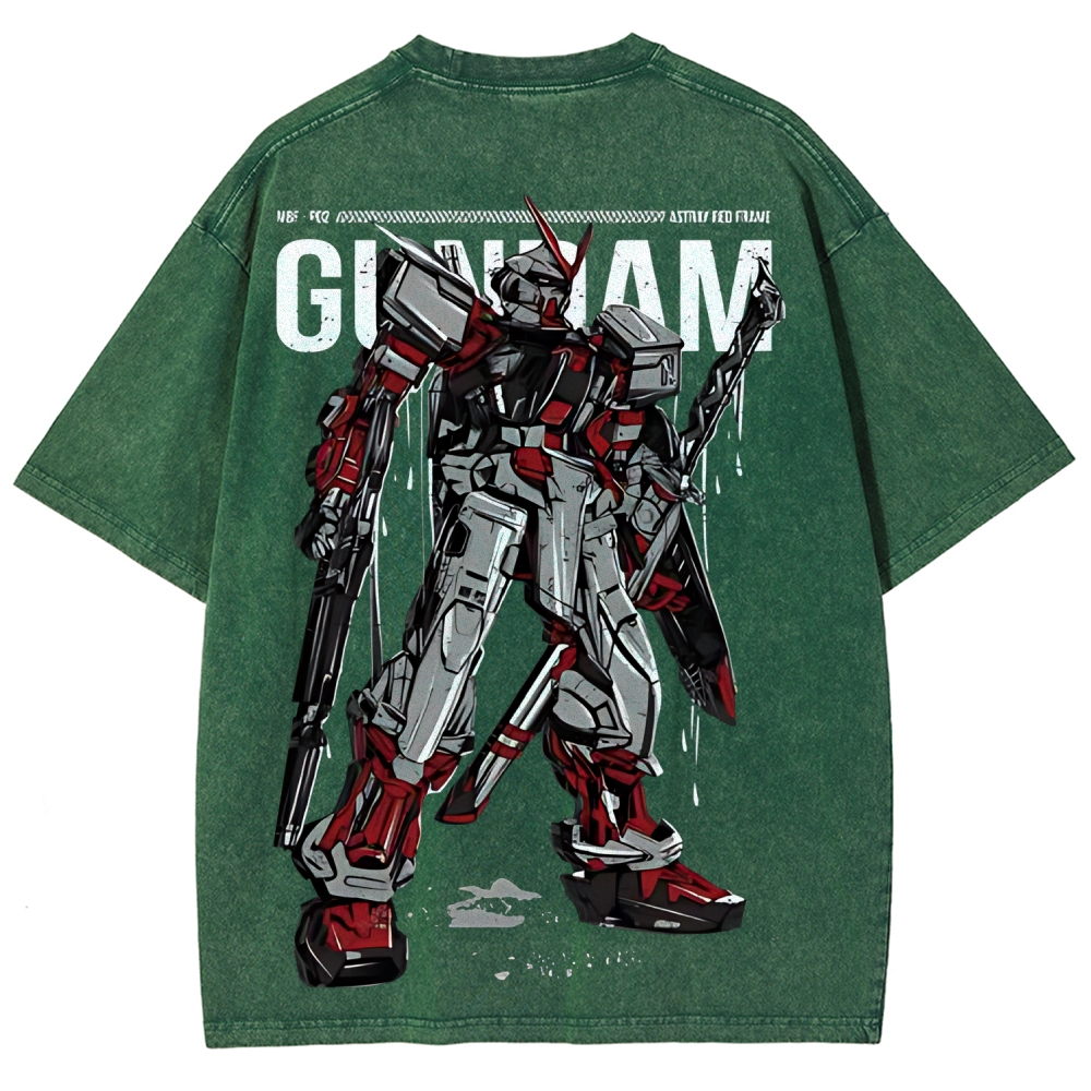 Gundam Astray Red Frame | Unisex Fit Washed T-Shirt 2512000824
