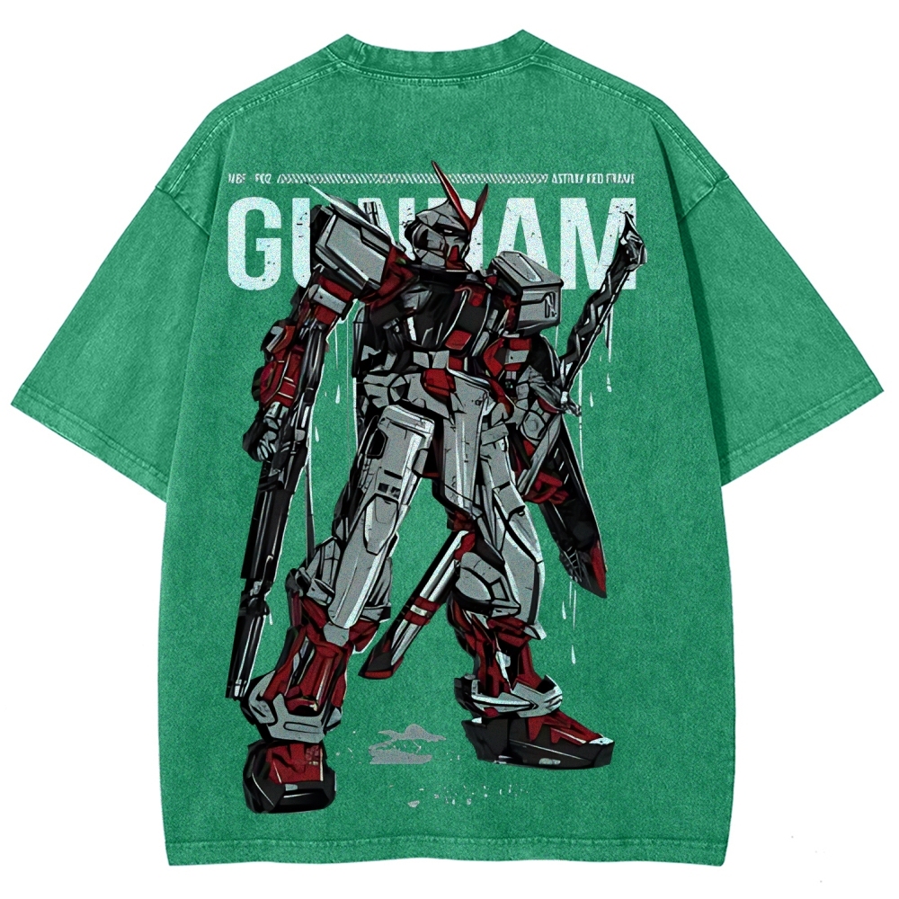 Gundam Astray Red Frame | Unisex Fit Washed T-Shirt 2512000824