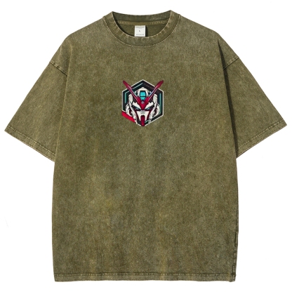 Gundam Astray Red Frame | Unisex Fit Washed T-Shirt 2512000824