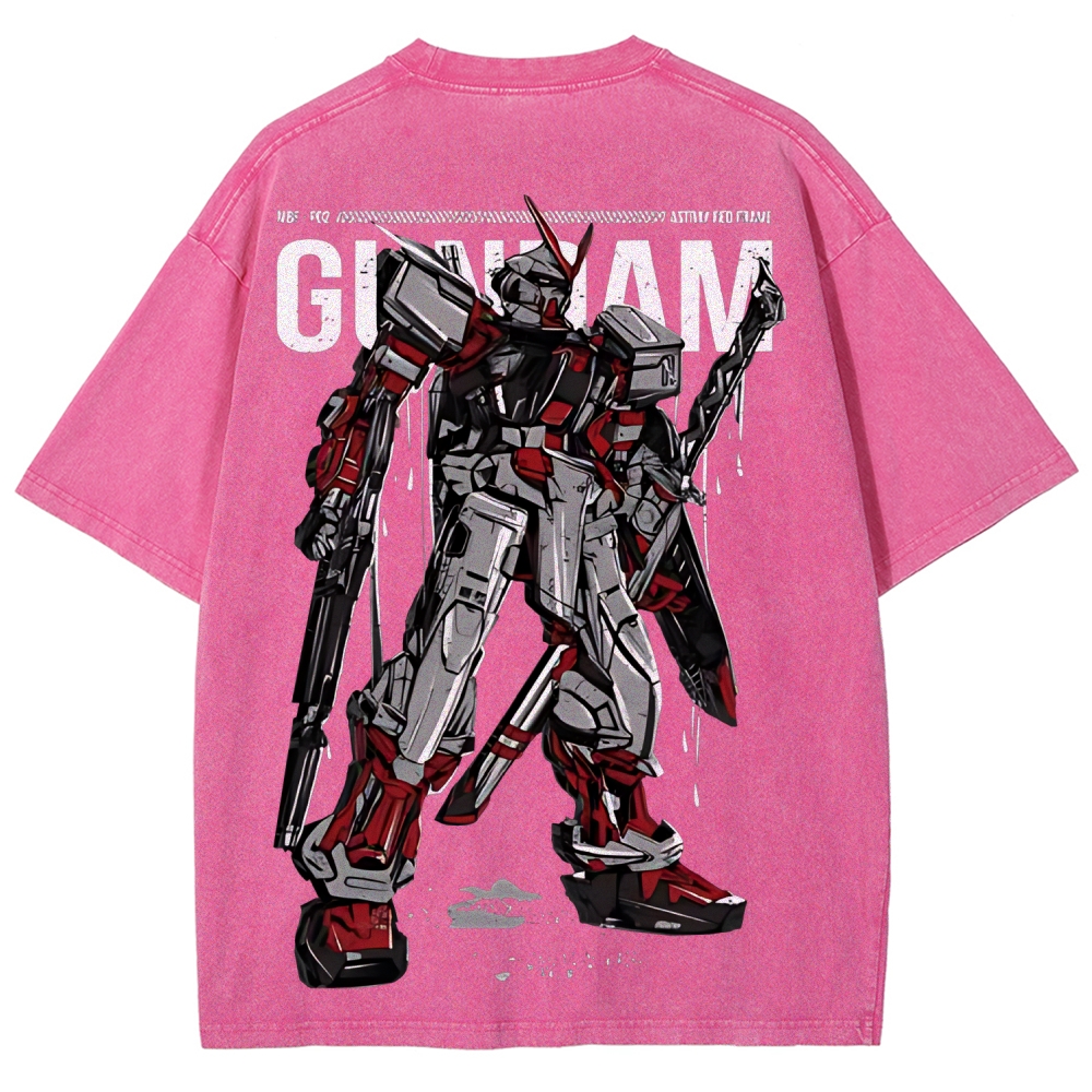 Gundam Astray Red Frame | Unisex Fit Washed T-Shirt 2512000824