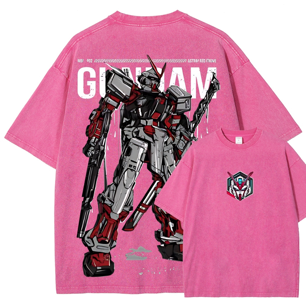 Gundam Astray Red Frame | Unisex Fit Washed T-Shirt 2512000824