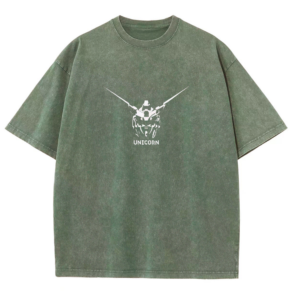 RX-78-2 RX-0 Unicorn Gundam | Unisex Fit Washed T-Shirt 2512000836