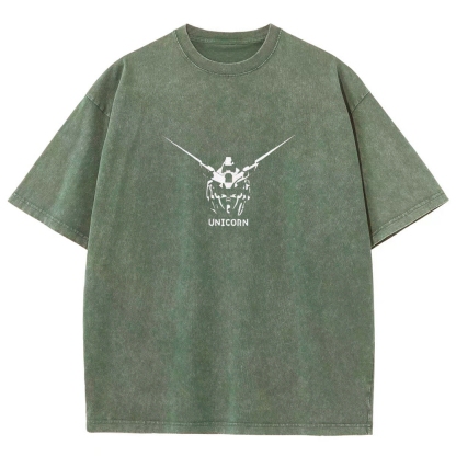 RX-78-2 RX-0 Unicorn Gundam | Unisex Fit Washed T-Shirt 2512000836