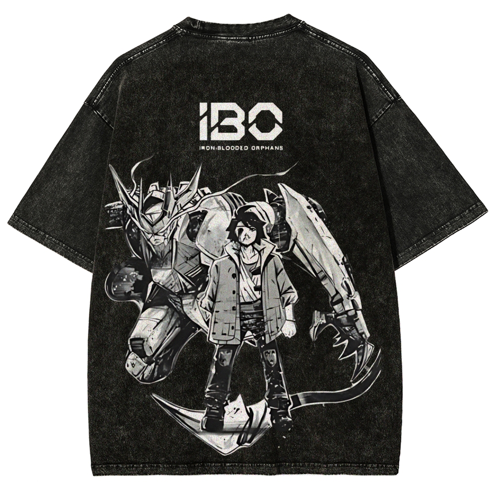 ASW-G-08 Gundam Barbatos Lupus Rex | Unisex Fit Washed T-Shirt 2512000840