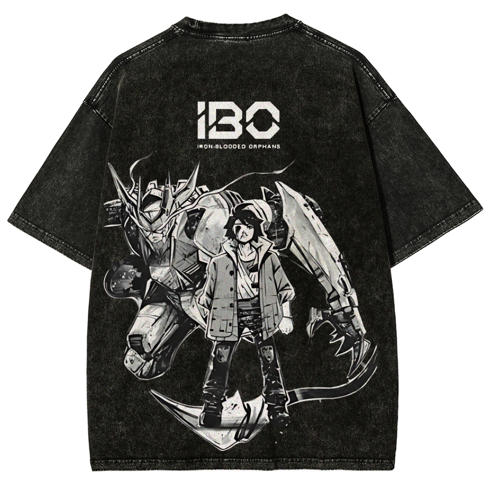 ASW-G-08 Gundam Barbatos Lupus Rex | Unisex Fit Washed T-Shirt 2512000840