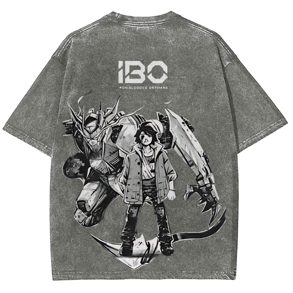 ASW-G-08 Gundam Barbatos Lupus Rex | Unisex Fit Washed T-Shirt 2512000840