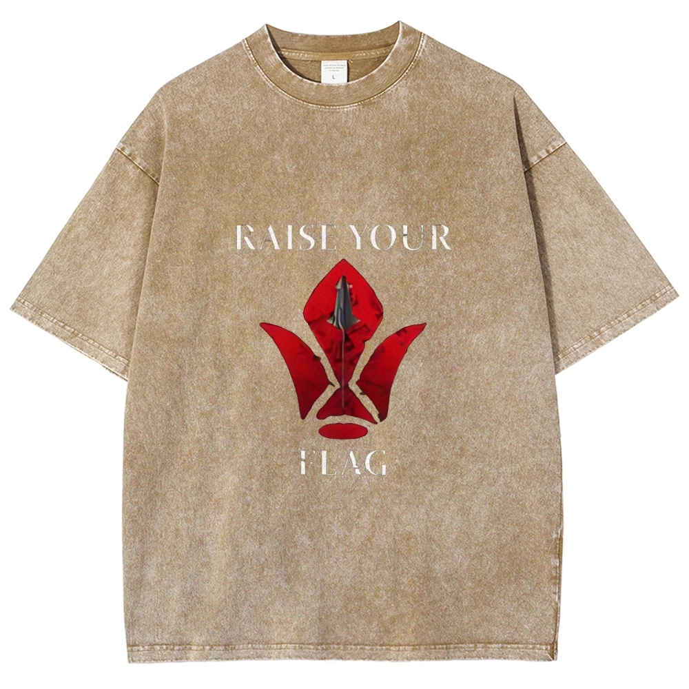 ASW-G-08 Gundam Barbatos Lupus Rex | Unisex Fit Washed T-Shirt 2512000840