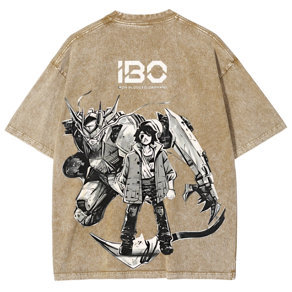 ASW-G-08 Gundam Barbatos Lupus Rex | Unisex Fit Washed T-Shirt 2512000840