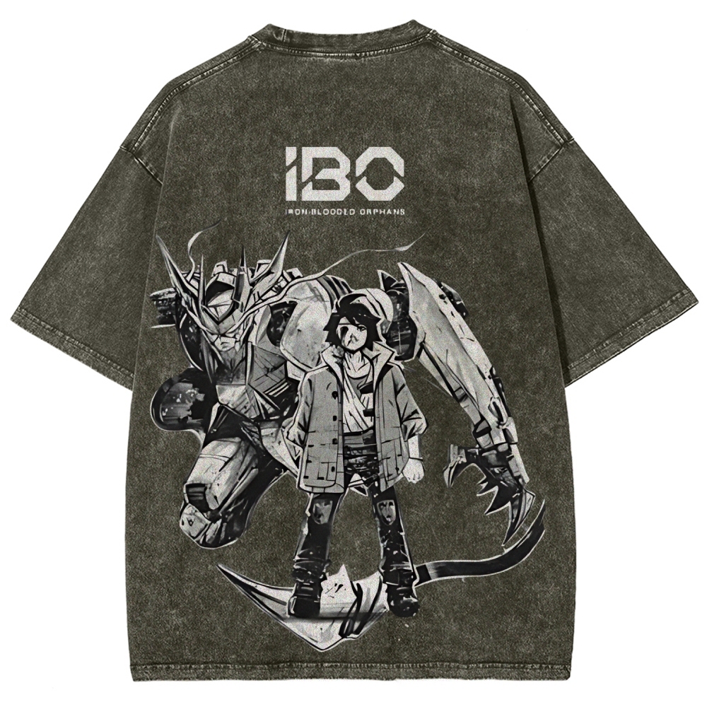 ASW-G-08 Gundam Barbatos Lupus Rex | Unisex Fit Washed T-Shirt 2512000840