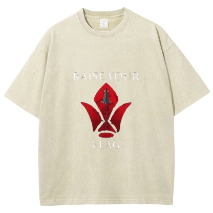 ASW-G-08 Gundam Barbatos Lupus Rex | Unisex Fit Washed T-Shirt 2512000840