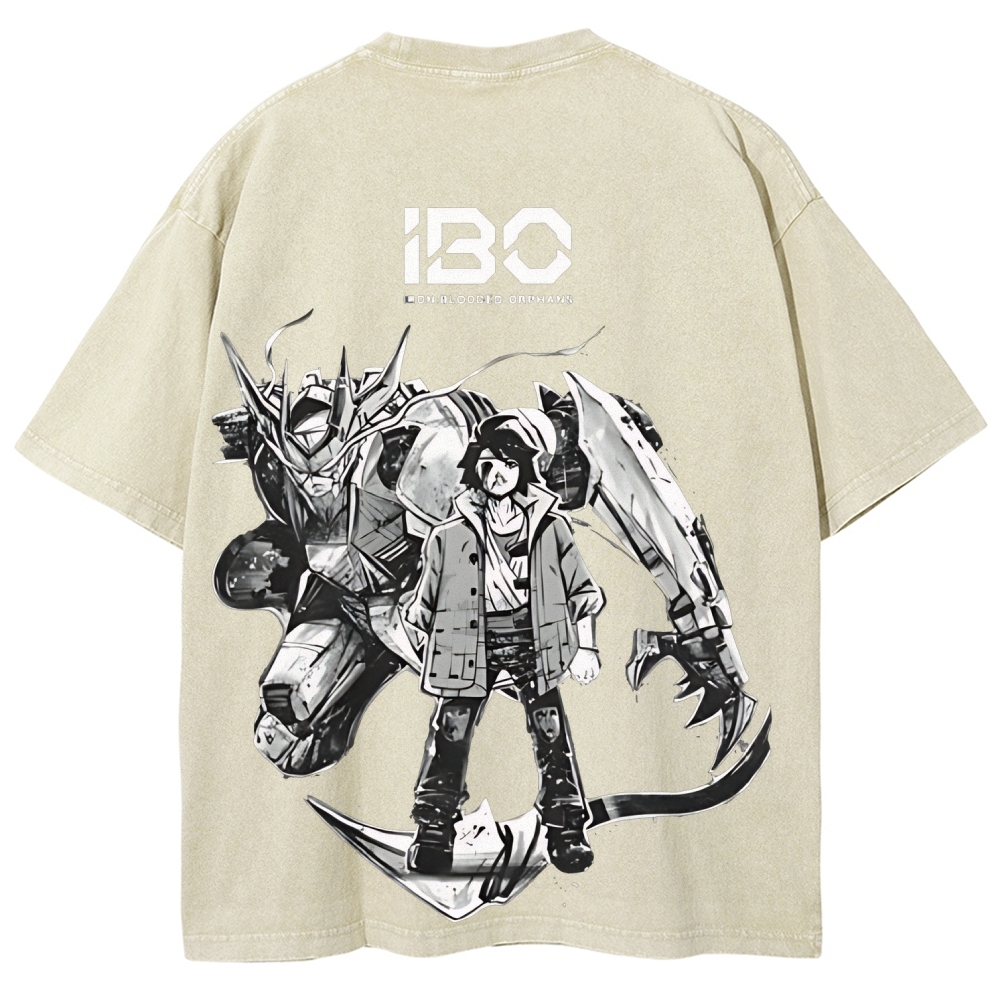 ASW-G-08 Gundam Barbatos Lupus Rex | Unisex Fit Washed T-Shirt 2512000840