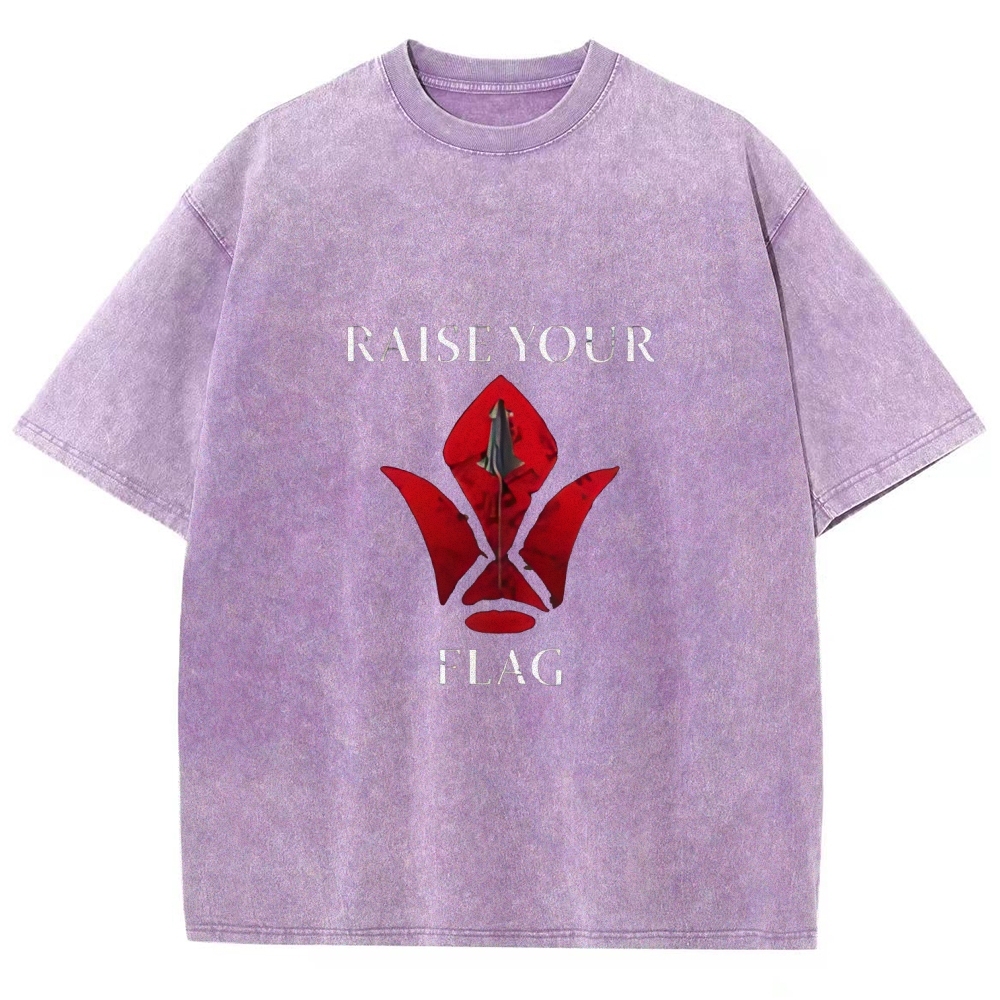 ASW-G-08 Gundam Barbatos Lupus Rex | Unisex Fit Washed T-Shirt 2512000840