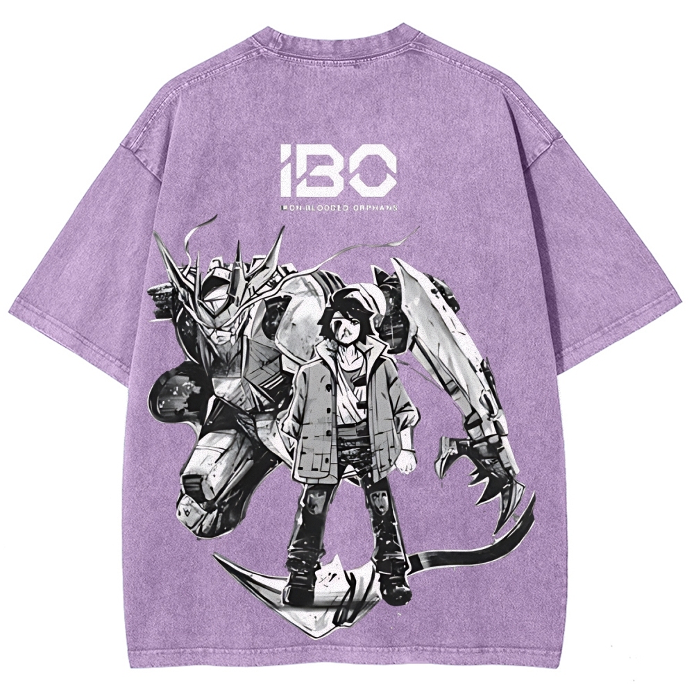 ASW-G-08 Gundam Barbatos Lupus Rex | Unisex Fit Washed T-Shirt 2512000840