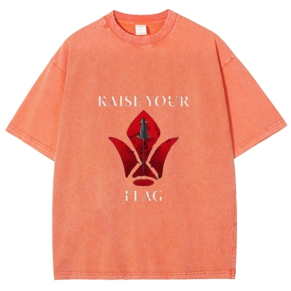 ASW-G-08 Gundam Barbatos Lupus Rex | Unisex Fit Washed T-Shirt 2512000840