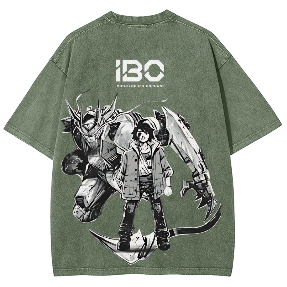 ASW-G-08 Gundam Barbatos Lupus Rex | Unisex Fit Washed T-Shirt 2512000840