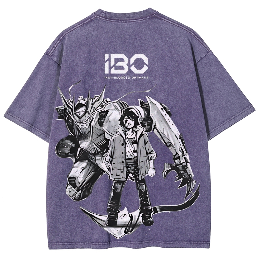 ASW-G-08 Gundam Barbatos Lupus Rex | Unisex Fit Washed T-Shirt 2512000840