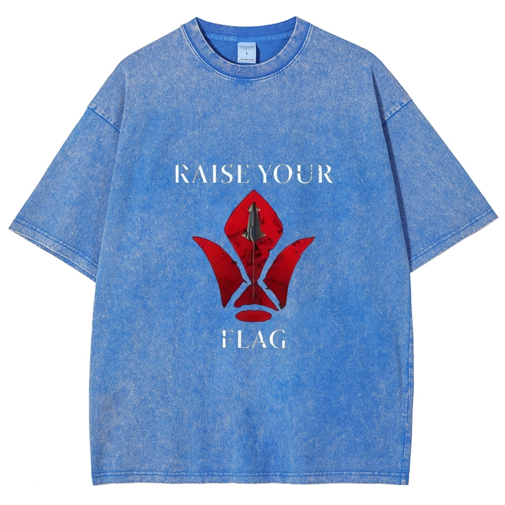 ASW-G-08 Gundam Barbatos Lupus Rex | Unisex Fit Washed T-Shirt 2512000840